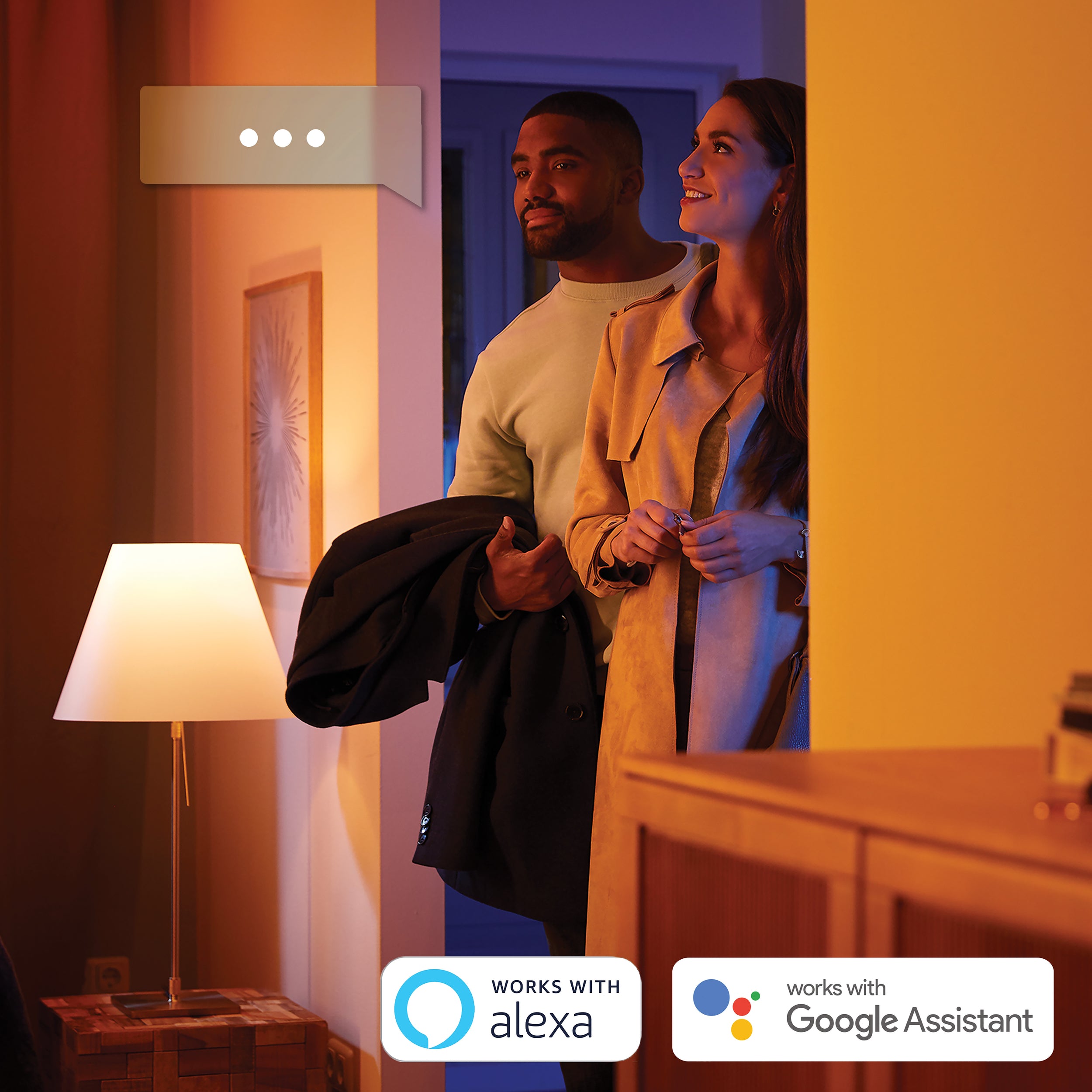 Philips Hue ledspot wit en gekleurd licht GU10 4,3W 2 stuks