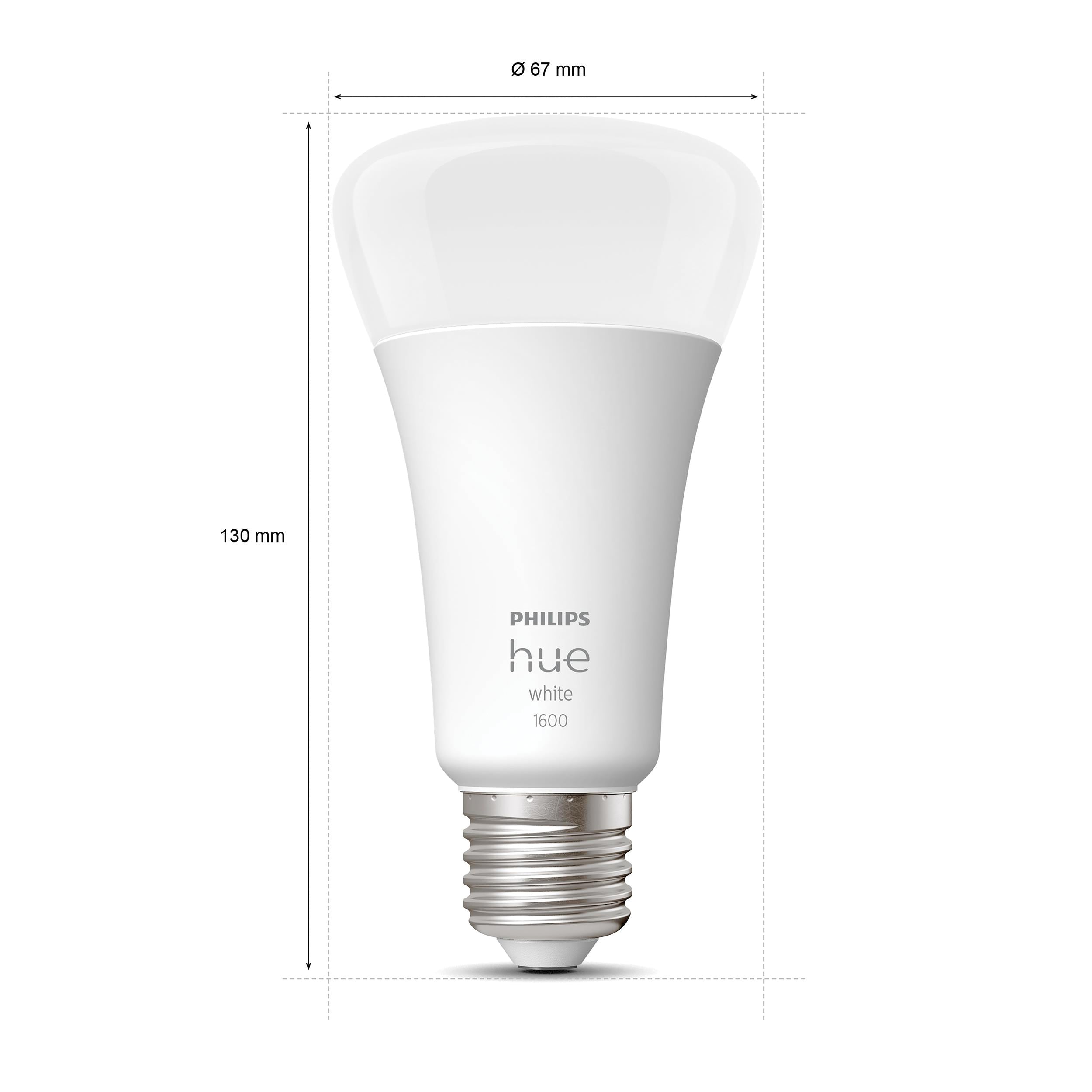 Philips Hue ledlamp A67 warm wit E27 15,5W