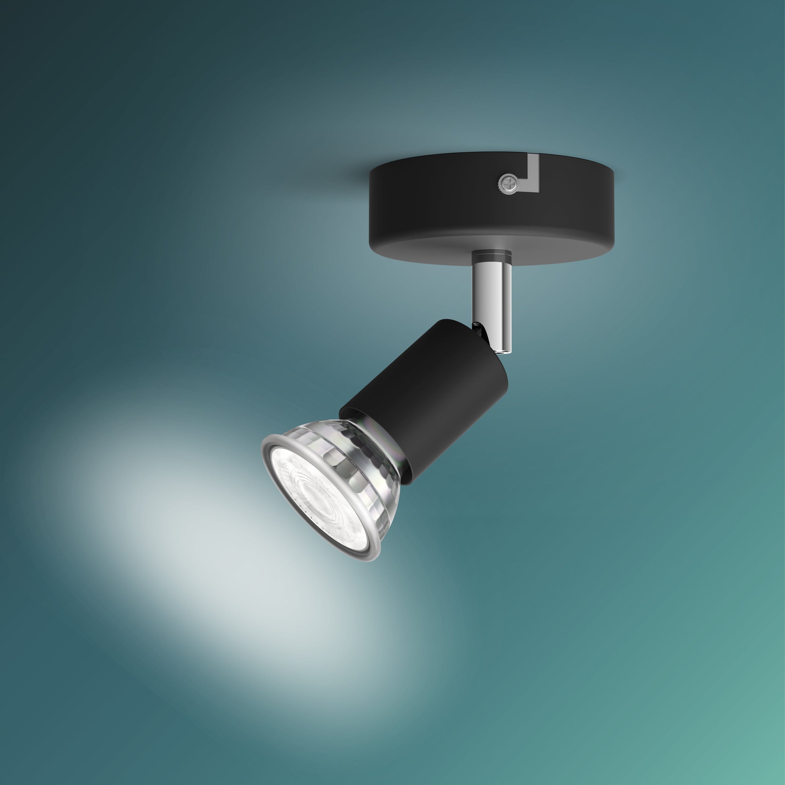 Philips opbouwspot Limbali zwart GU10