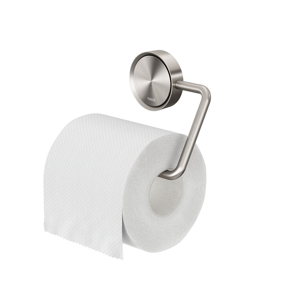 Tiger Ace Toiletrolhouder zonder klep RVS geborsteld