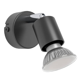 EGLO wandspot Stecci zwart ⌀8,5cm GU10