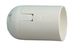 Kopp lamphouder E27 glad wit