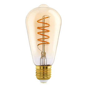 EGLO ledfilamentlamp ST64 amber E27 8W