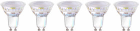 Sencys ledspot warm wit 120° GU10 3W set van 5