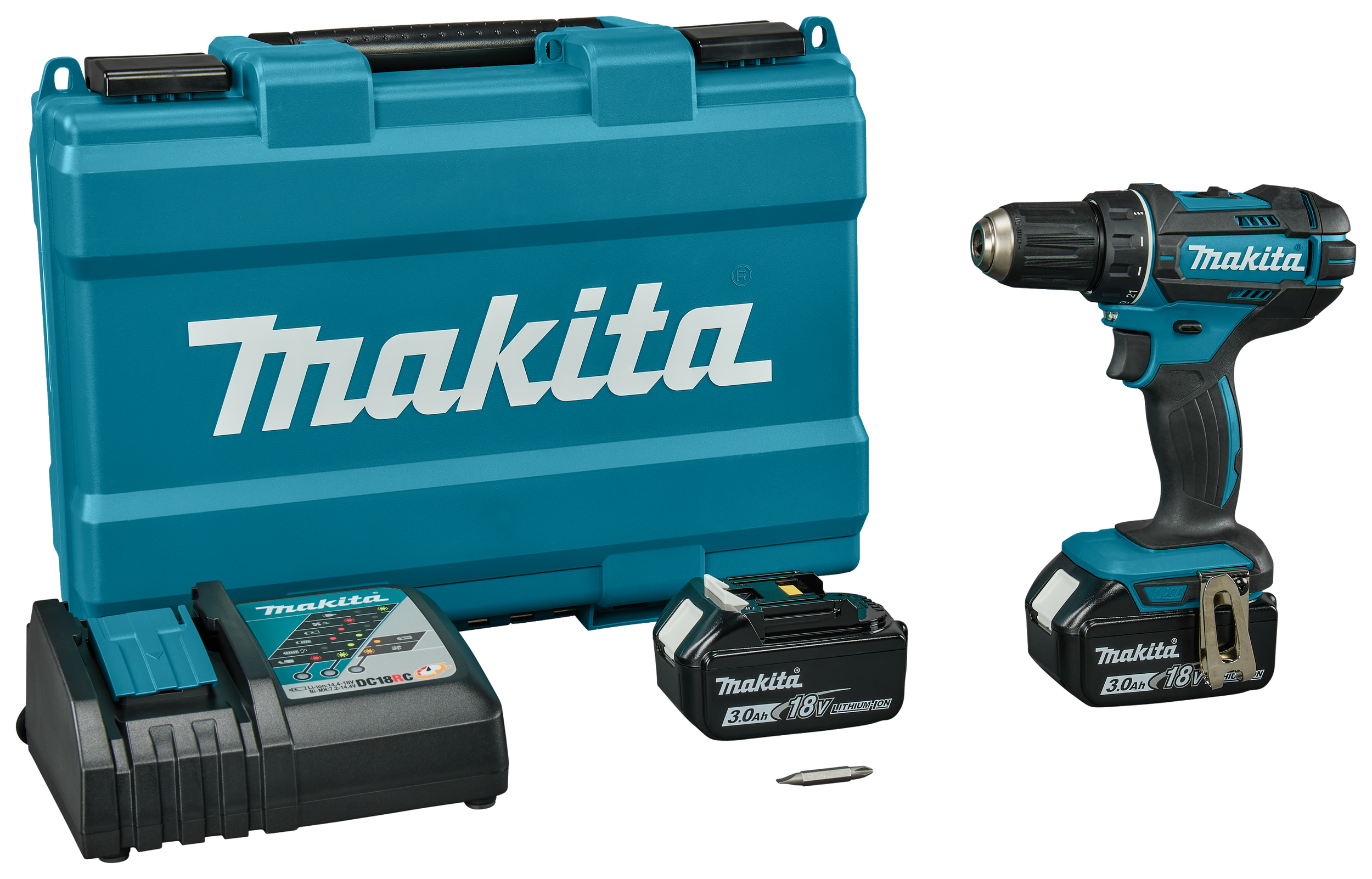 Makita klopboor-/schroefmachine DHP482RFJ
