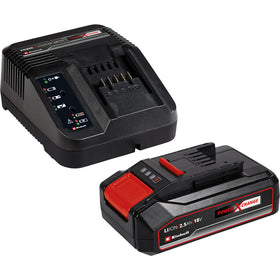 Einhell Starter Kit PXC 18V/2,5Ah - Inclusief Accu En Lader - Oplaadstatusindicator - 16,5x8,5x13,9cm