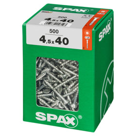 SPAX Universal countersunk T-STAR plus partial thread WIROX A9J 4,5x40 XXL 500st