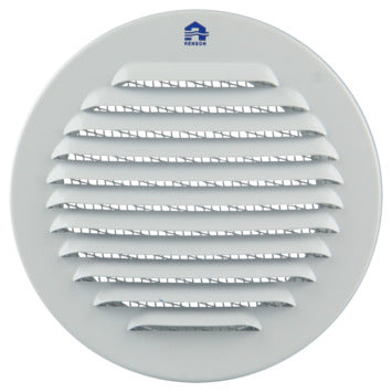 Renson ALU rond schoepenrooster 435/R wit Ø120