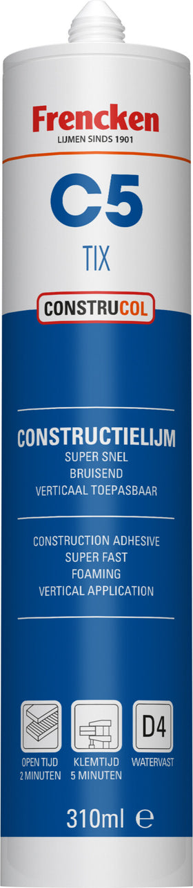 Frencken Constructielijm C5 TIX 310ml