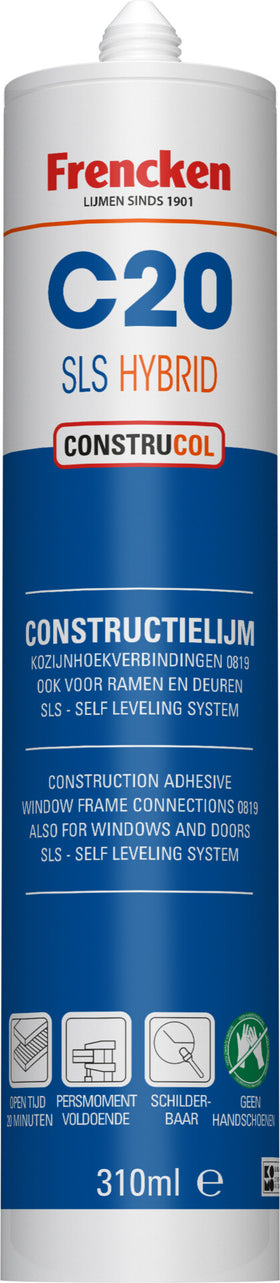 Frencken Constructielijm C20 SLS HYBRID 310ml