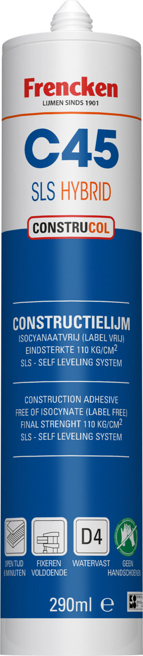 Frencken Constructielijm C45 SLS HYBRID 290ml