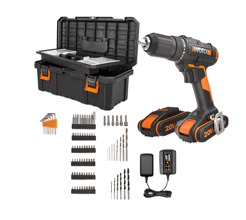 Worx Accuboormachine WX108.1 - 20V - (2x 2,0Ah)
