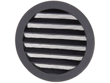 Renson 434 schoepenrooster rond 150mm aluminium zwart