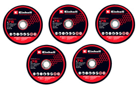 Einhell Slijpschijvenset - 5-delig - Ø76 x 10 x 1,0 mm