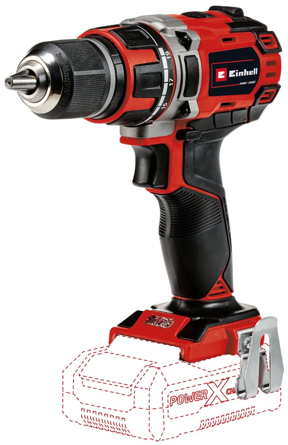 Einhell Professional Accu Boor-/Schroefmachine TP-CD 18/50 Li BL Solo - Power X-Change