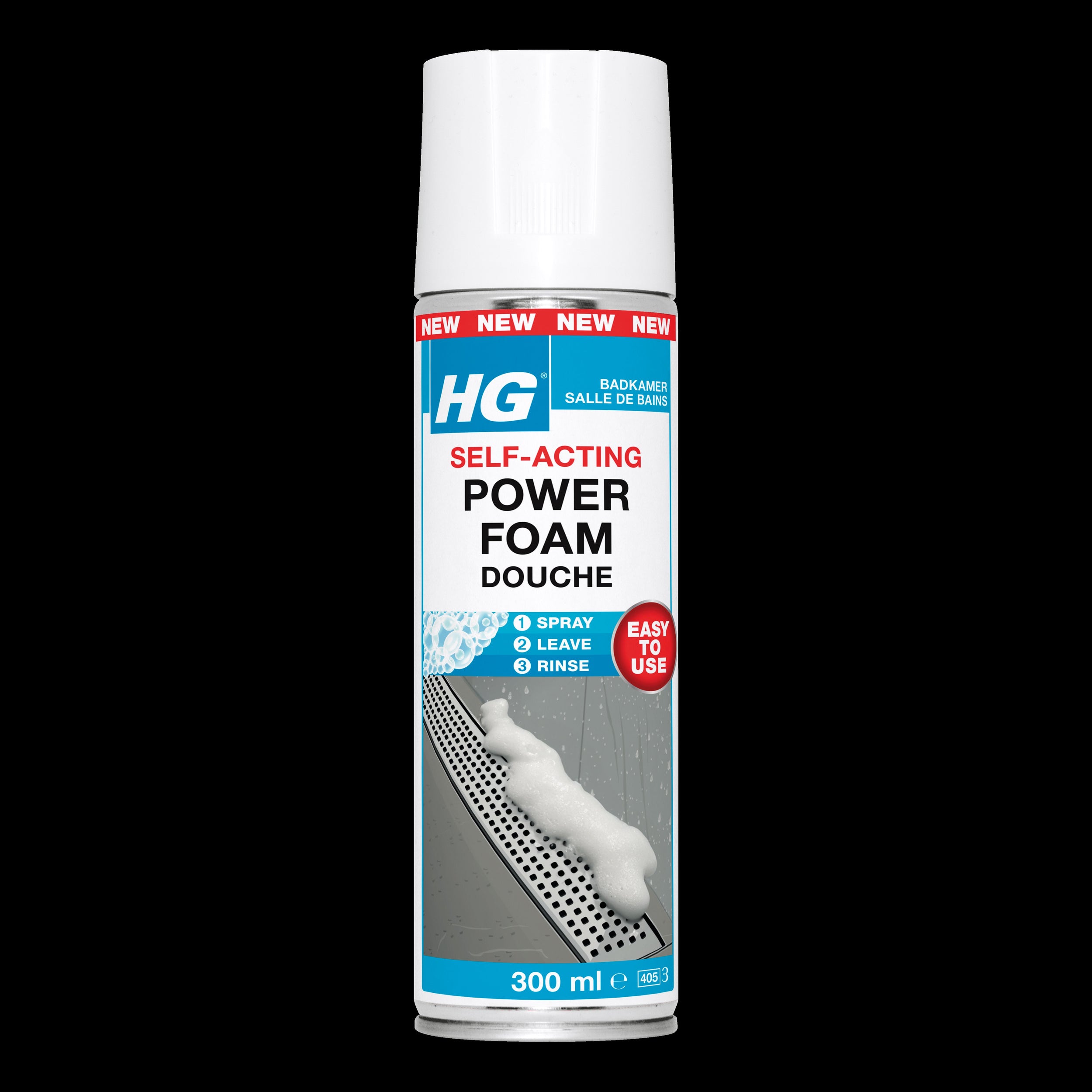 HG Power foam douche reinigend schuim 300ml