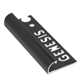 Genesis – tegelprofiel – aluminium – vierkant – mat zwart – 8mm