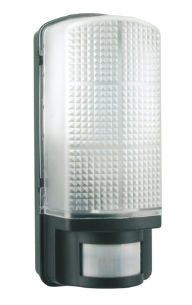 Baseline wandlamp Ibiza zwart E27 met sensor