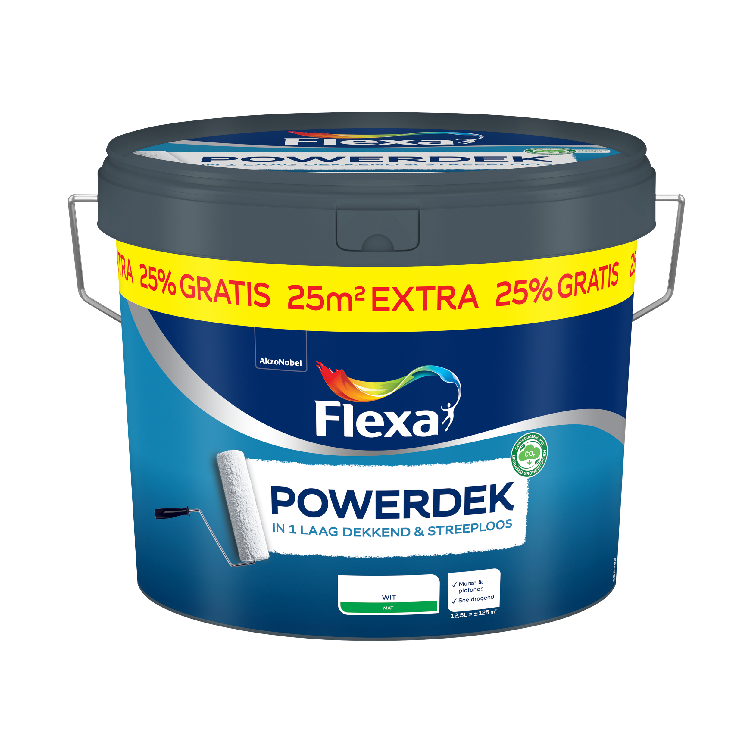 Muurverf flexa powerdek wit