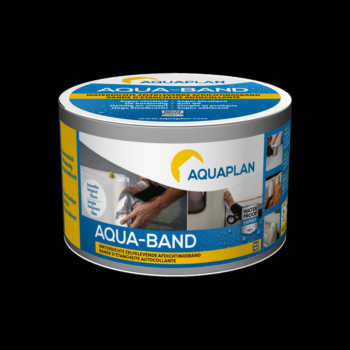 Aquaplan afdichtingsband Aqua-Band grijs 10cm 10m