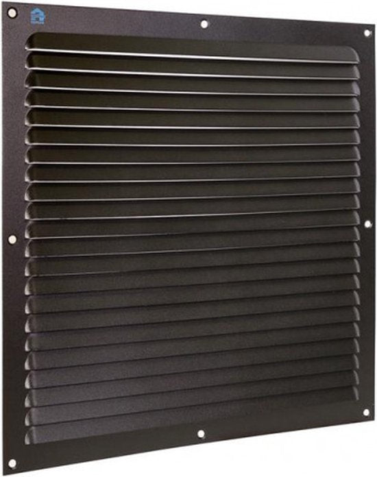 Renson ALU schoepenrooster 436 zwart 300 x 300 mm