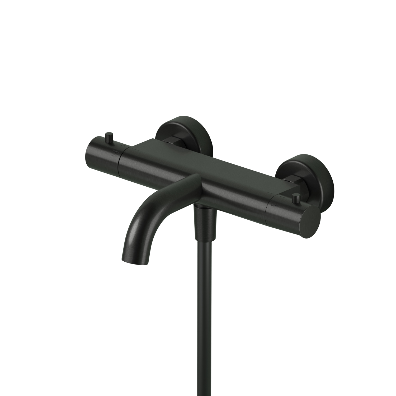 Hotbath Ace AC022 badthermostaat - geborsteld zwart