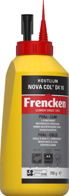Frencken Houtlijm Novacol D4 1K 750gr