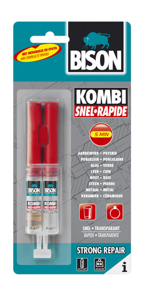 Bison universele epoxylijm Kombi Snel 24ml