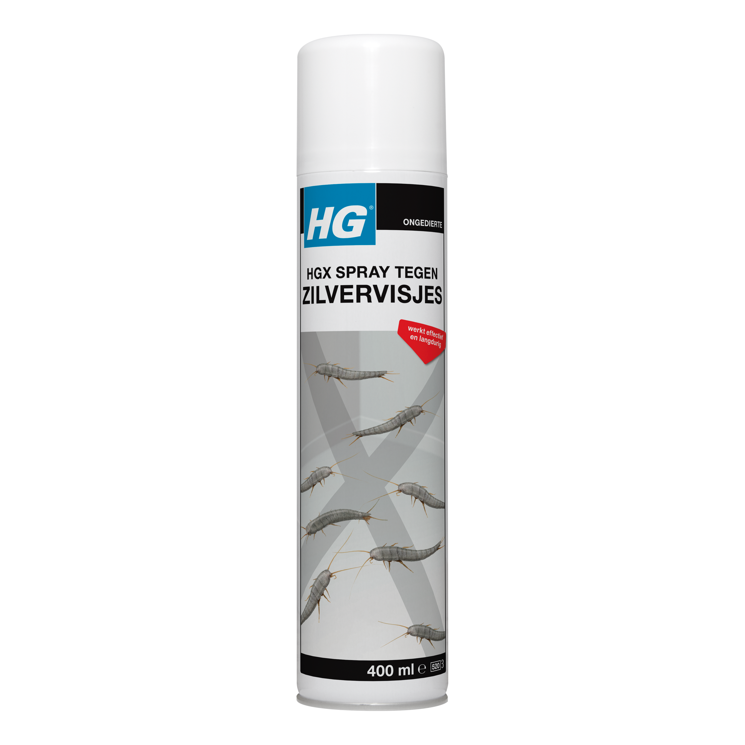 HG spray tegen zilvervisjes HGX 400ml spuitbus