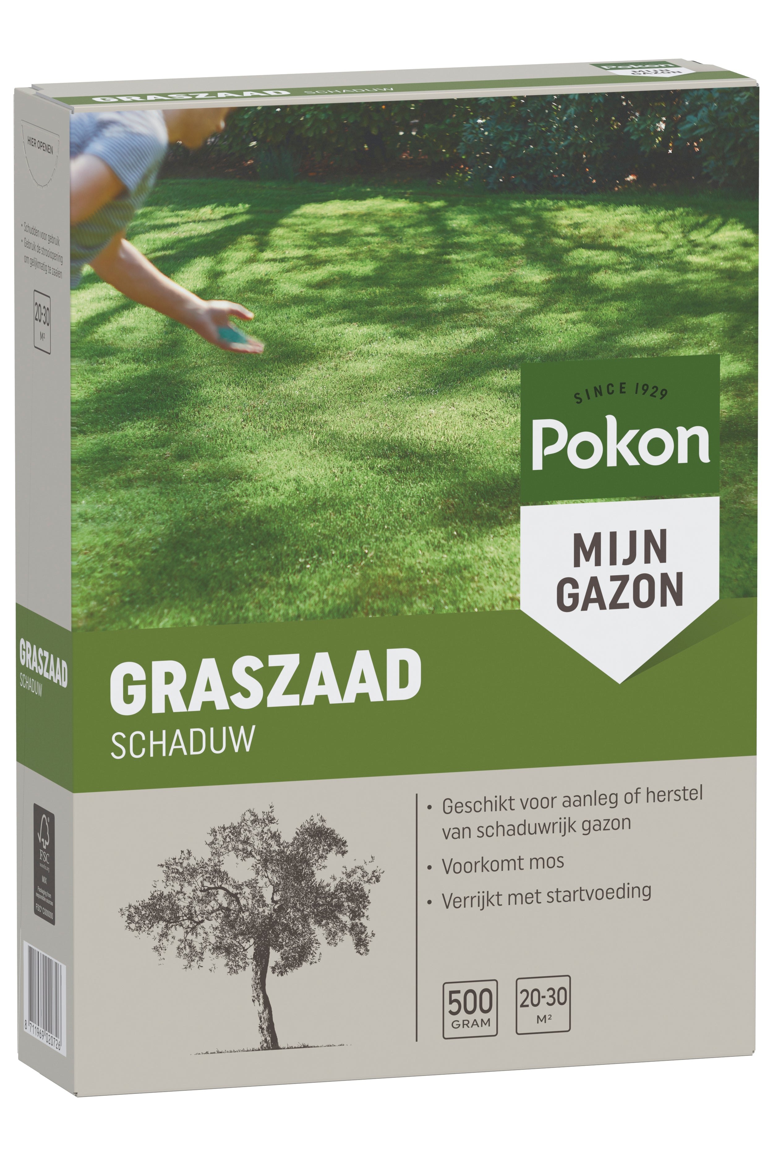 Pokon graszaad Schaduw 20-30m² 500gr