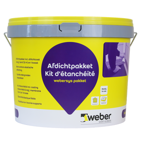Weber afdichtpakket
