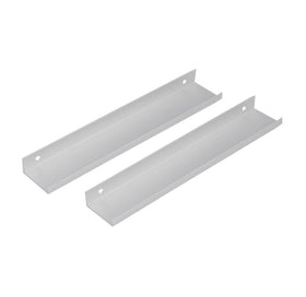 Differnz mat chroom Aluminium Hartafstand 128 mm 2 stuks