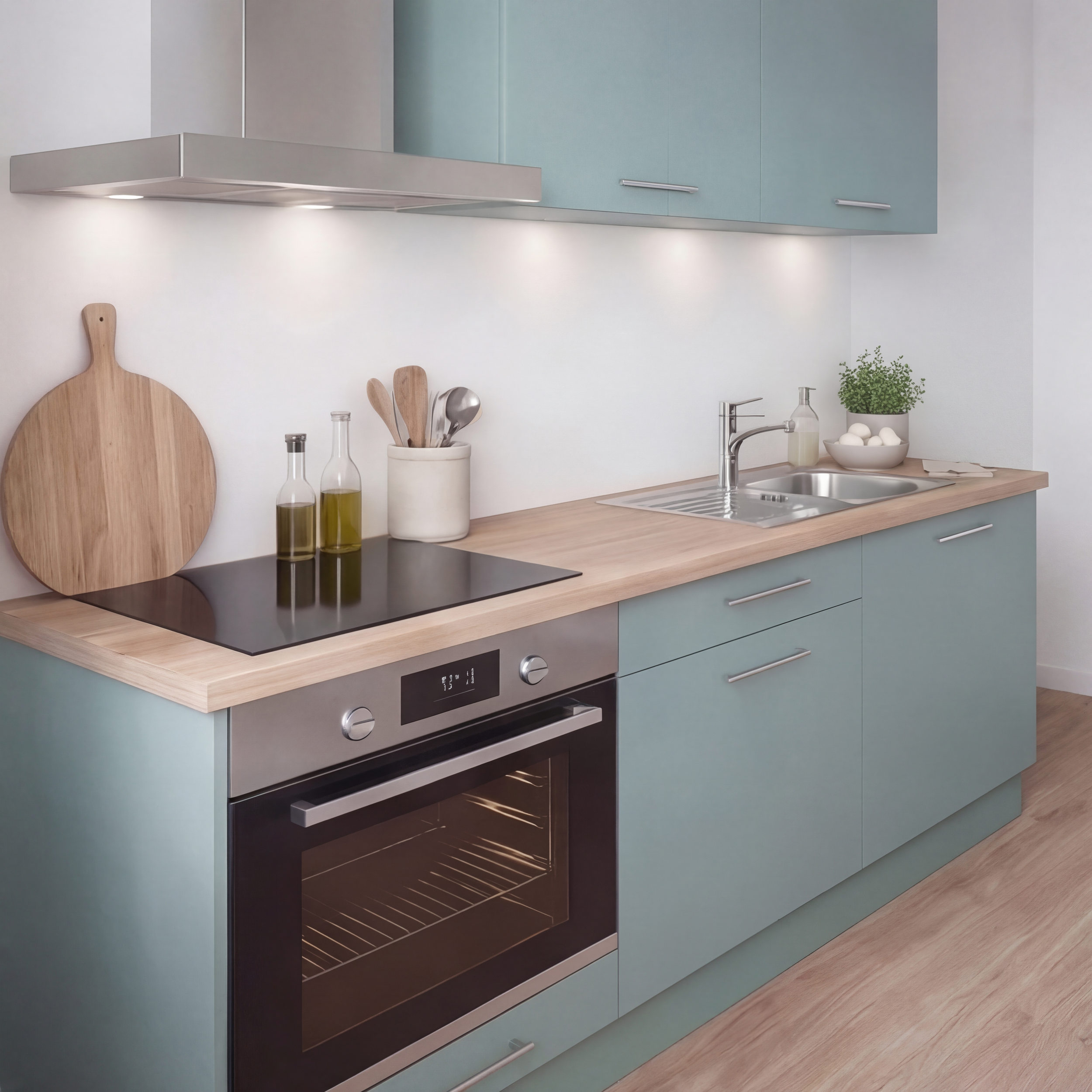 Groene keuken Lina - 180cm breed
