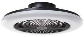 Plafondventilator zwart