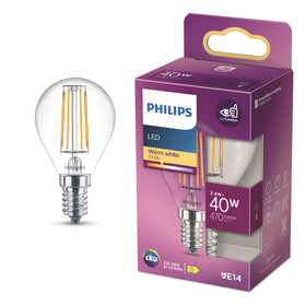 Philips LED Kogel E14 2700K 40W Helder
