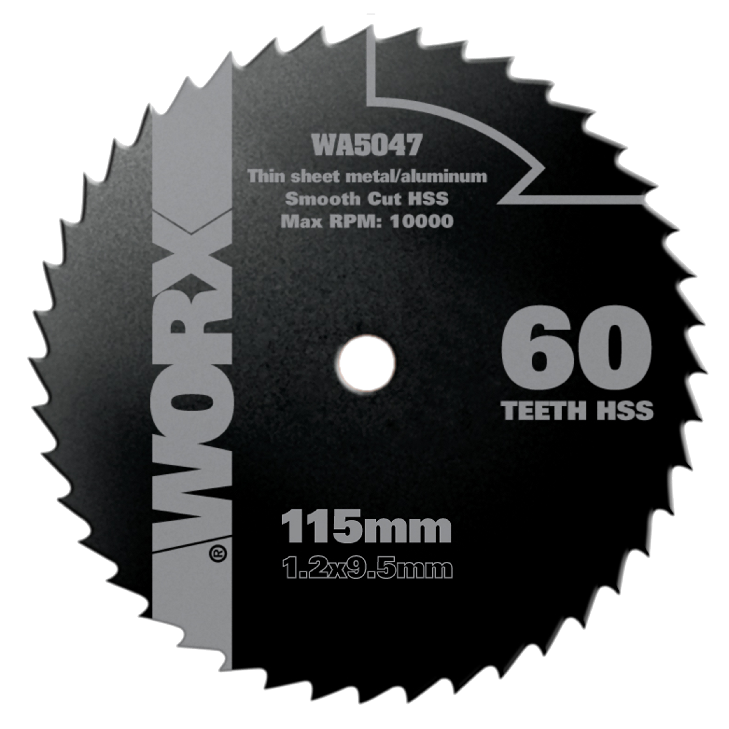 Worx cirkelzaagblad WA5047 hout/metaal 115mm 60T