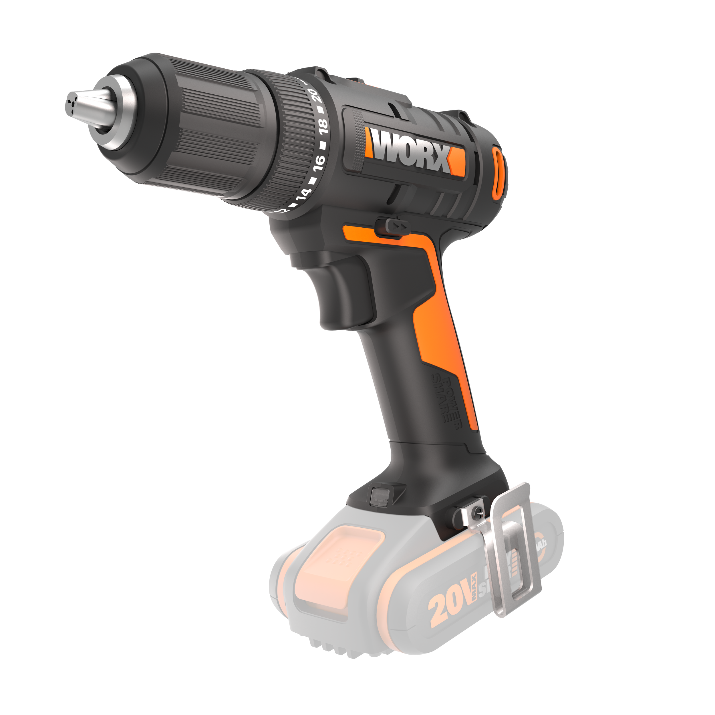 Worx accuboormachine WX108.9 20V (zonder accu)