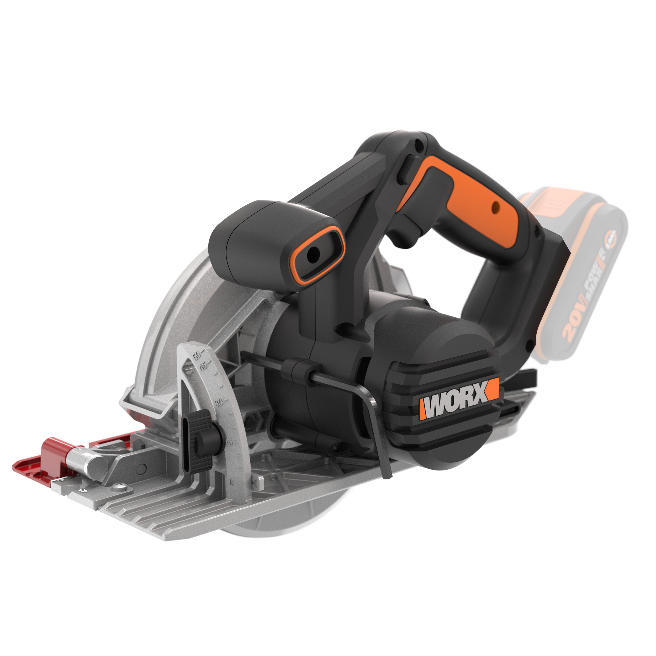 Worx cirkelzaag WX530.9 20V (zonder accu)