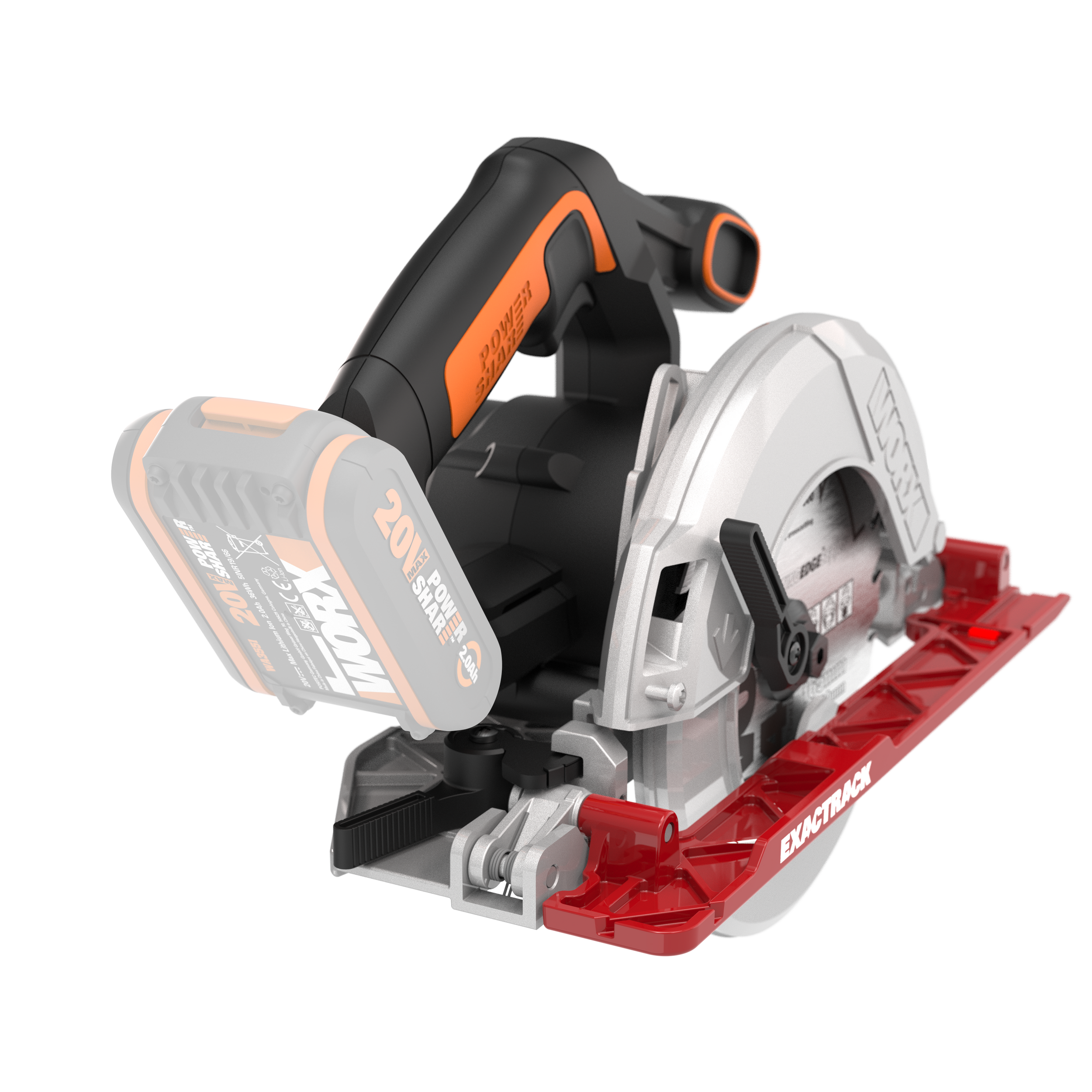 Worx cirkelzaag WX530.9 20V (zonder accu)