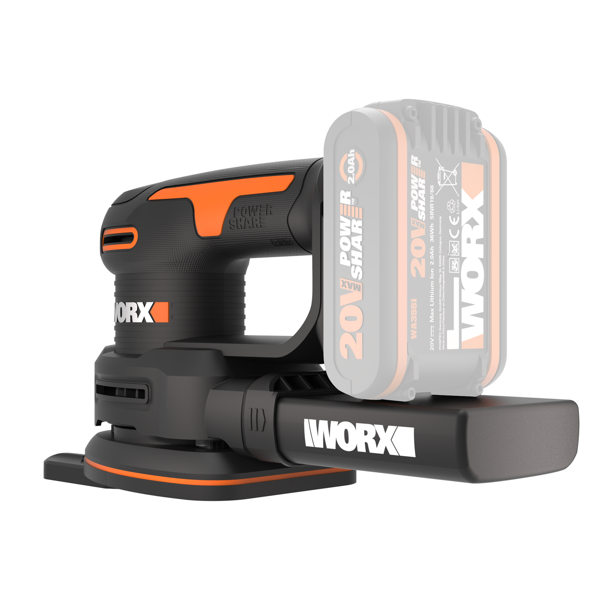 Worx multischuurmachine WX822.9 20V (zonder accu)