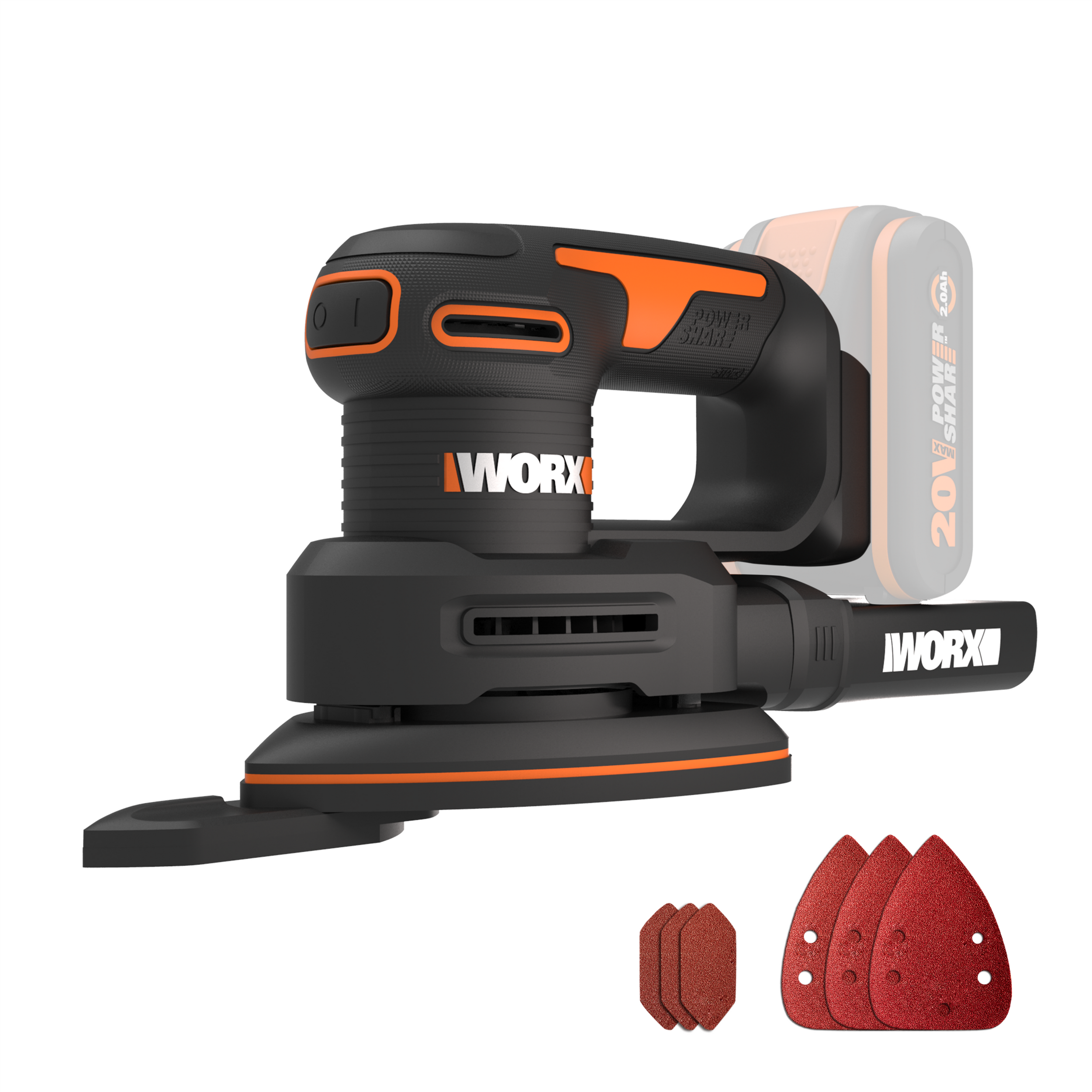 Worx multischuurmachine WX822.9 20V (zonder accu)