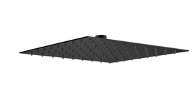 Plieger Napoli Hoofddouche Vierkant 25x25cm Zwart