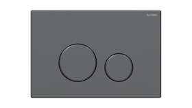 Raybro Cortado bedieningsplaat dualflush Gun Metal