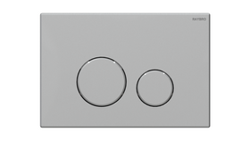 Raybro Cortado bedieningsplaat dualflush Mat Chroom
