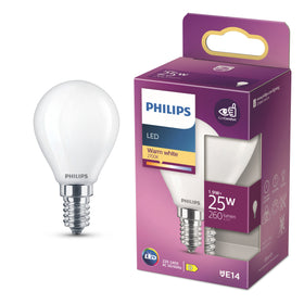 Philips LED Kogel E14 2700K 25W Mat