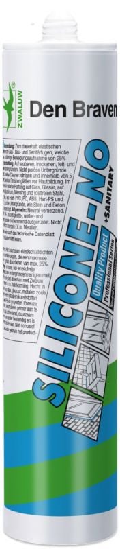 Zwaluw Silicone NO 310ml Ral9001 / cremewit