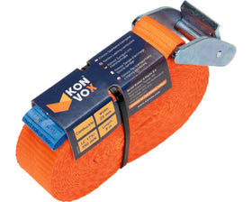 Konvox Spanband 25mm klemgesp HD 5m 350daN Oranje
