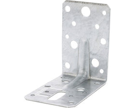 Hoekanker met ril 90x90x60 mm verzinkt