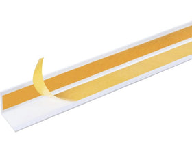 Alberts Hoekprofiel PVC zelfklevend 20x20x1 mm 2,6m