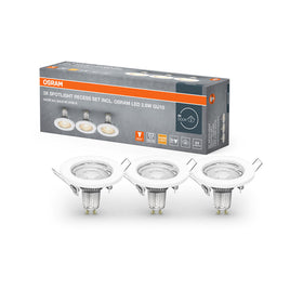 Osram LED inbouwspot set 80mm Wit